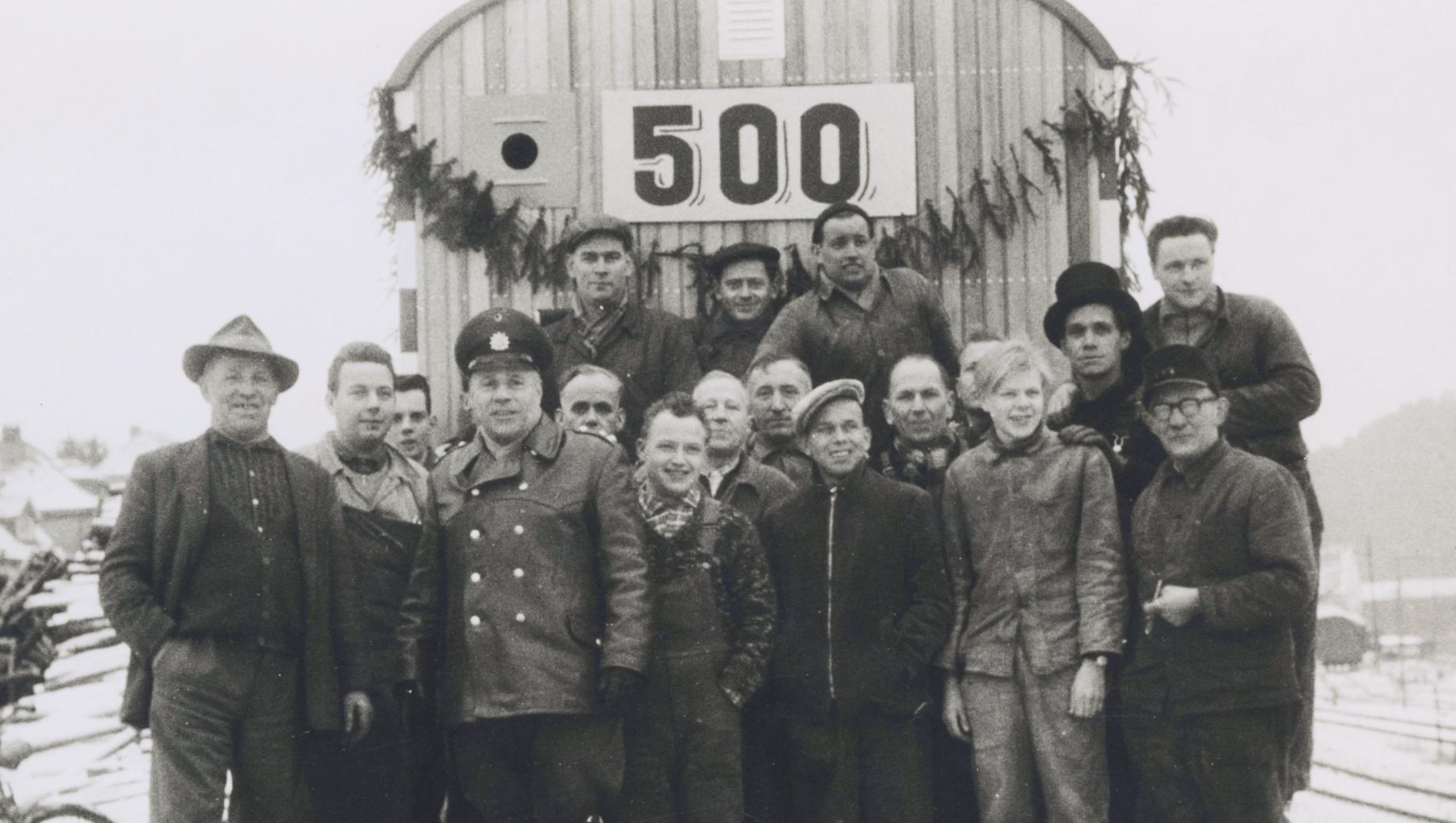 1963 - Produktion des 500. Bauwagens